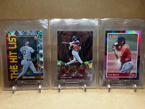 2022 Donruss Houston Lot Gurriel Alvarez Garcia Unleashed The Hit List Pink  - Bild 1 von 2