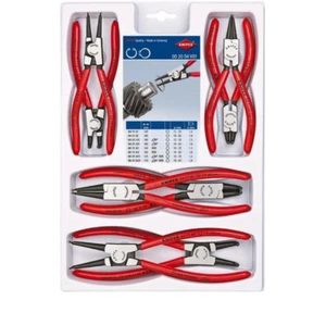 NEW KNIPEX 002004V01 CIRCLIP RETAINING RING PLIERS SET 8 PC - Picture 1 of 1