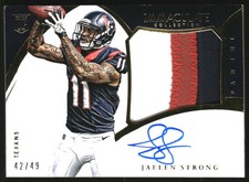 2015 Immaculate Collection Rookie Premium Patch Autographs #14 Jaelen Strong /49