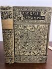 The Last Days Of Pompeii 1850 édition populaire omnibus couverture rigide illustré GUC