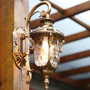 Outdoor Wall Lamp Garden Wall Lights Hotel Lighting Vintage Balcony Walll Sconce - Picture 1 of 8