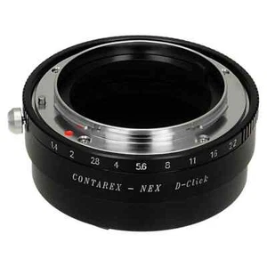 Fotodiox Lens Adapter Contarex (CRX) For Sony Alpha E-Mount Camera - Picture 1 of 6