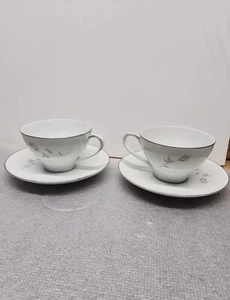 Juego de 2 platillos taza café Noritake Pasadena 6311 Serveware Japón - Imagen 1 de 5