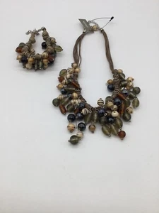 Chico's Stunning Necklace & Matching Bracelet set NWT - Picture 1 of 2
