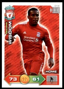 Panini Liverpool 2011-2012. Adrenalyn XL - Andre Wisdom No. 14