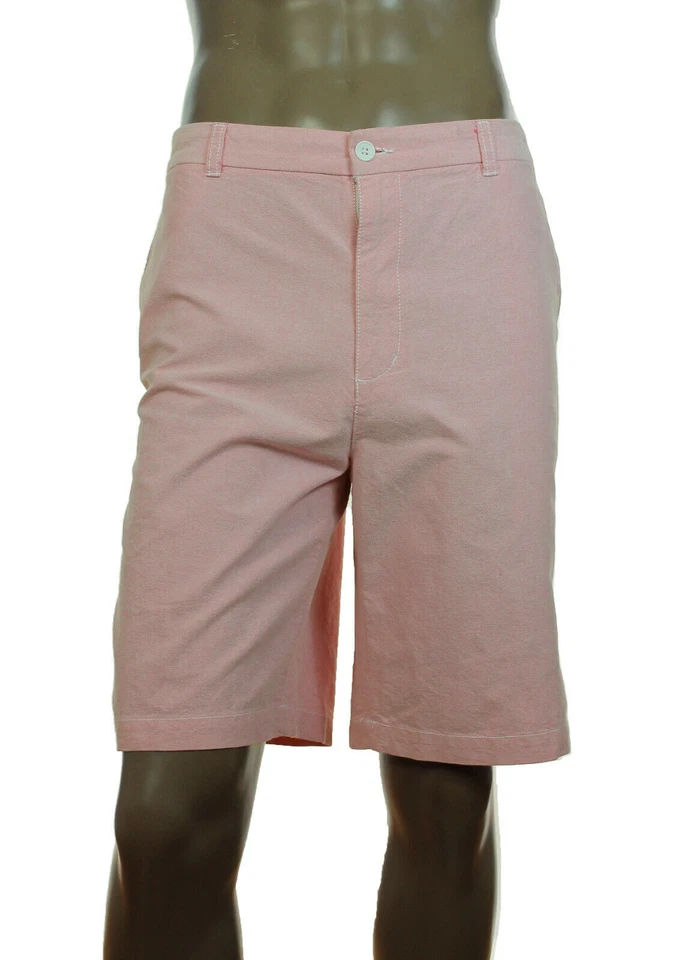 NUEVOS PANTALONES CORTOS INFORMALES OXFORD DE ALGODÓN FRENTE PLANO SALA CLUB PARA HOMBRE Foto 1 de 1