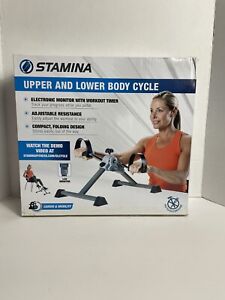 Stamina Upper and Lower Body Cycle Exercise Bike Peddler Compact Cardio E5