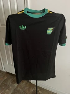 Jamaica Training Soccer shirt US Adult Medium Black - Picture 1 of 6