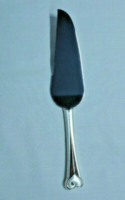 COSAS RECORDADAS Corazón con Cristal SERVIDOR DE PASTELES DE BODA Acero Inoxidable Foto 1 de 4