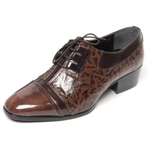 epdavin Mens Stylish Dress Formal Business Genuine Leather Lace Up Oxfords - Picture 1 of 3