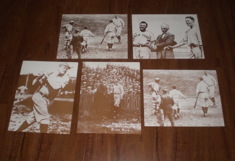 5 IMPRESIONES SEPIA NEW YORK YANKEES BABE RUTH 11x14 Foto 1 de 1