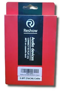 Reshow Cassette to Aux Adapter with Premium Car Audio Stereo for ipod,MP3,MP4 - Picture 1 of 7