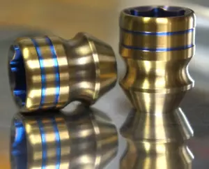 Best Selection Titanium Lug Wheel Nut bolt stud conversion set - Picture 1 of 9