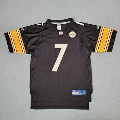 Camiseta Ben Roethlisberger Pittsburgh Steelers Niño Grande Reebok On Field Home Foto 1 de 4