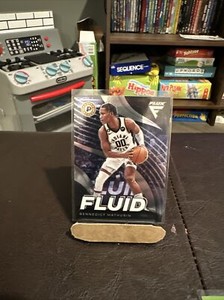 2022-23 Panini Flux Fluid Silver Prizm Bennedict Mathurin #9 Rookie RC