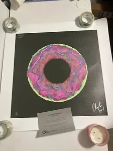 Charli XCX SIGNED Vroom Vroom 30”x30” CANVAS SOUNDWAVES Art Limited 78/100 - Picture 1 of 9