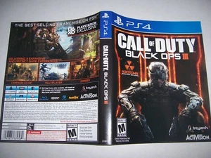 Replacement Case Box OEM PlayStation 4 for Call of Duty Black Ops III 3 NO GAME - Picture 1 of 3