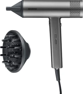 Severin HT 0169 Anthrazit-Silber Fön , hochweriges ALUGEHÄAUSE 2,8M Kabel neuovp - Bild 1 von 1