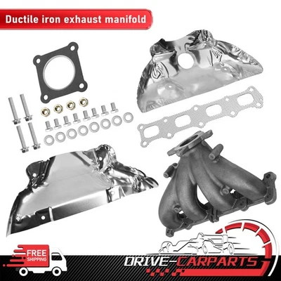 Exhaust Manifold w/ Gasket for Dodge Caliber Journey Chrysler 200 Sebring Jeep Foto 1 de 4