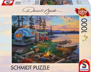NEW Schmidt  Jigsaw Puzzle 1000 Pieces Premium Quality Campfire Paradise 12+ Age - Picture 1 of 2