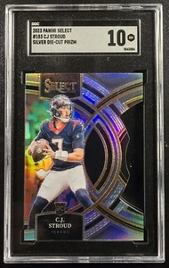 2023 Panini Select #183 CJ STROUD Silver Die-Cut Prizm Rookie Card (RC) SGC 10 - Picture 1 of 2