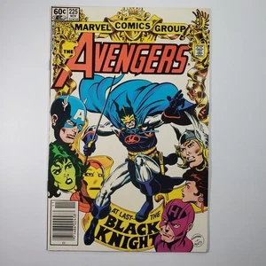 Marvel Comics The Avengers #225 Newsstand VF Ed Hannigan Black Knight Cover - Picture 1 of 8