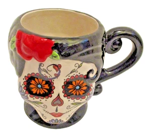 Day of the Dead Stoneware Coffee Mug (Cracker Barrel) (SKU# 2631) - Picture 1 of 6