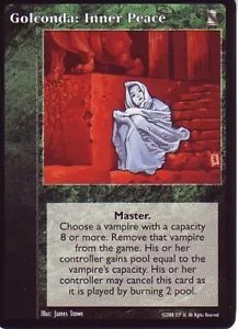 Golconda: Inner Peace VTES CCG - choose your version - Picture 1 of 7