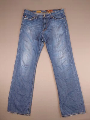 Adriano Goldschmeid The Hero Denim Jeans Bootcut Distressed Men's 35x32 - Image 1 of 4