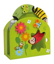 CARILLON IN LEGNO 'ANIMALI' SMALL FOOT, LEGLER, MUSICAL BOX 'ANIMALS' TONZANI