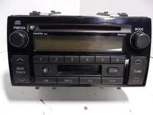✅ 03 TOYOTA CAMRY RADIO SINGLE CD CASSETTE PLAYER 86120-AA040 OEM M4 - Picture 1 of 6