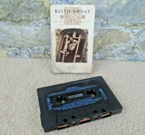 Vintage Keith Sweat Cassette Single Make You Sweat  1990 Elektra - Picture 1 of 5