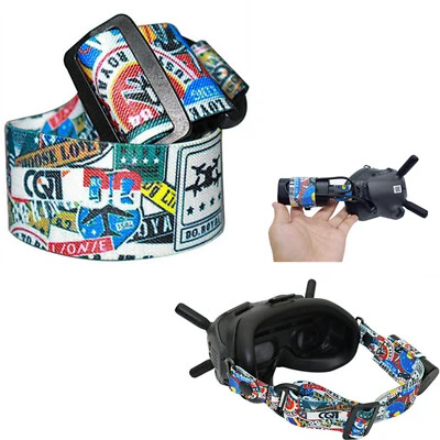 Fascia Regolabile Headband Fixed Strap Cinghia per Drone DJI FPV Occhiali V2