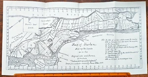 Antique 1903 Map of Harlem, New York (Reprint of 1879 map) - Picture 1 of 1