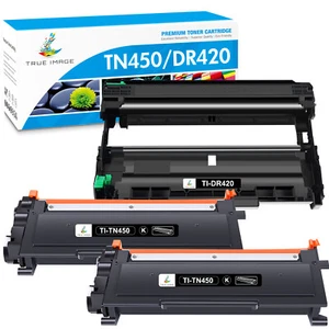 2PK TN450 and 1PK DR420 Toner Drum Set For Brother MFC-7860DW 7460DN DCP-7065DN - Zdjęcie 1 z 11