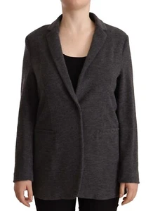 FABIANA FILIPPI Jacket Single Breasted Gray Long Sleeves Wool IT42/US8/M $750 - Picture 1 of 9