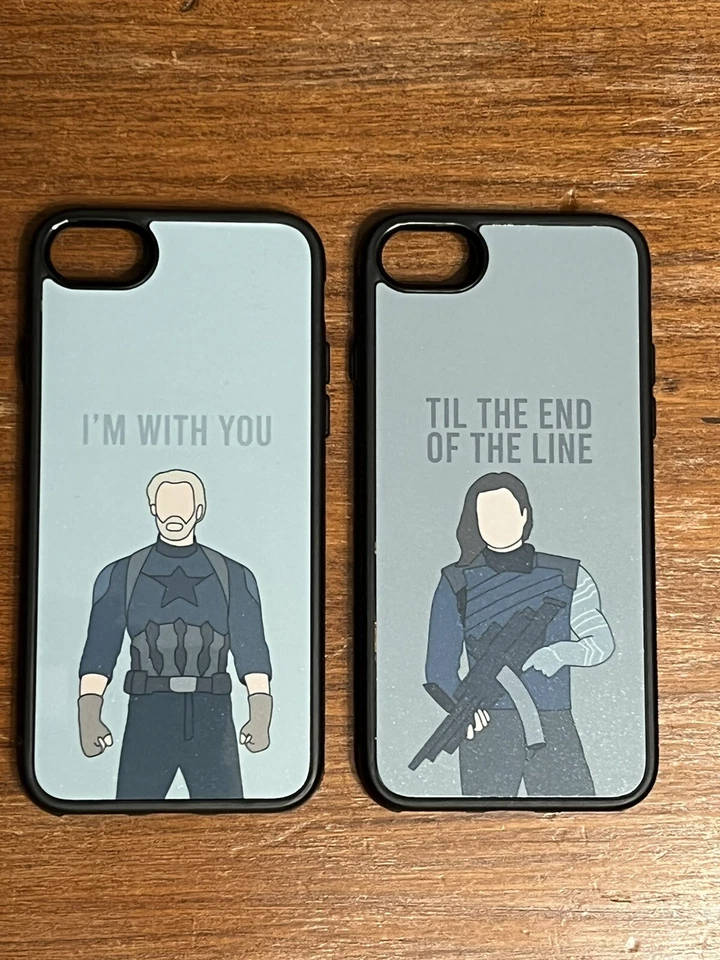 Captain America and winter soldier iPhone 6/7/8 case (set of two) - Image 1 of 2