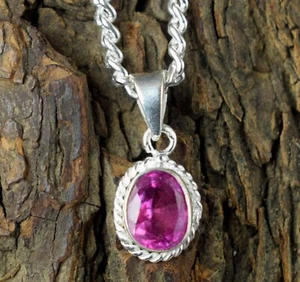5.10 CT Naturale Ovale Rosa Kunzite Gemma Certificato Ciondolo Raro Design - Foto 1 di 8
