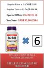 Bonus size 120 C Vitamin B6 + Vitamin B12 + Folic Acid - Webber Naturals