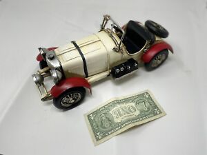 Old Classic Scale Vintage Car Model Iron Antique Metal Crafts-New