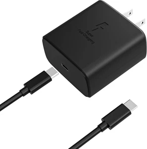 Super Fast Charger Type C, 45W USB C Android Phone Charger Kit for Samsung - Picture 1 of 12