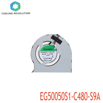Laptop CPU Fan EG50050S1-C480-S9A DC5V 0.38A 4Pin for Dell E7450 03PMGM - Image 1 of 2