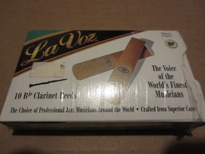 LENGÜETAS DE CLARINETE LAVOZ BY RICO ESTÁNDAR MED-HARD BB CAJA ABIERTA DE FÁBRICA DE 9  - Imagen 1 de 10