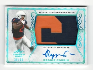 2020 Leaf Trinity Reggie Corbin Auto Patch #'d /50 FREE SHIPPING!! - Picture 1 of 2