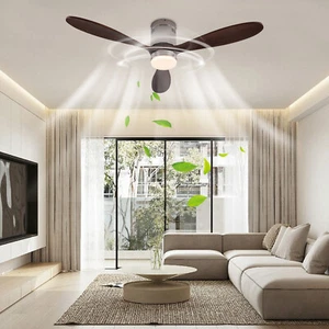 Ceiling Fan with Dimmable Light 6-speed Adjustable Ceiling Fan 52 Inch Smart - Picture 1 of 14