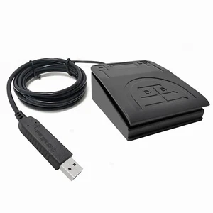 USB Einzelfußschalter Pedalsteuerung benutzerdefinierte Tastenkombination für Push to Talk PC - Bild 1 von 8