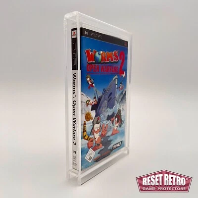 Acryl Box PSP UV-Schutz Hülle game protector Reset Retro case Playstation - Bild 1 von 4