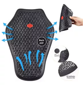 CE Approved Motorcycle Back Protector Pad Jacket Insert Armor Dorsal Equipment - Picture 1 of 11