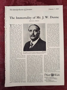 Saturday Review January 7 1939 T. H. WHITE H. G. WELLS JOHN STRACHEY - Picture 1 of 1