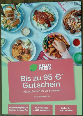 Gutschein HELLO FRESH bis 95 Euro - Bild 1 von 2